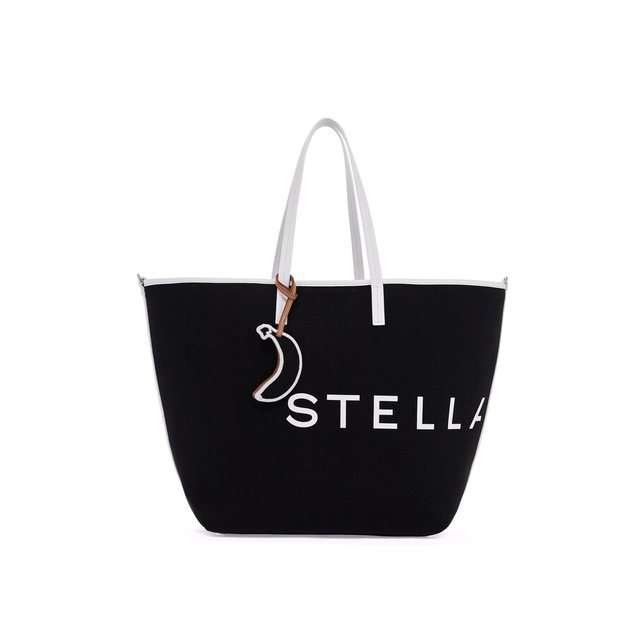 Stella Mccartney Bananatex Tote In Black