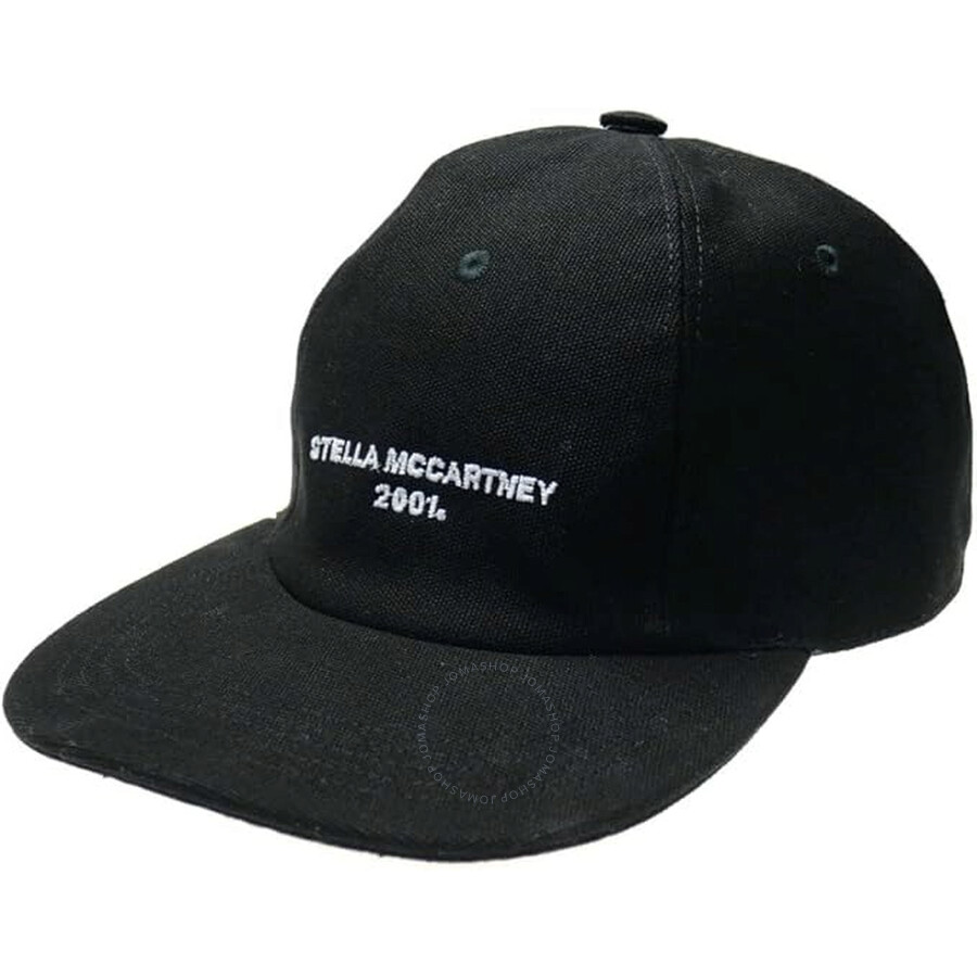 Stella Mccartney Baseball Cap In Black