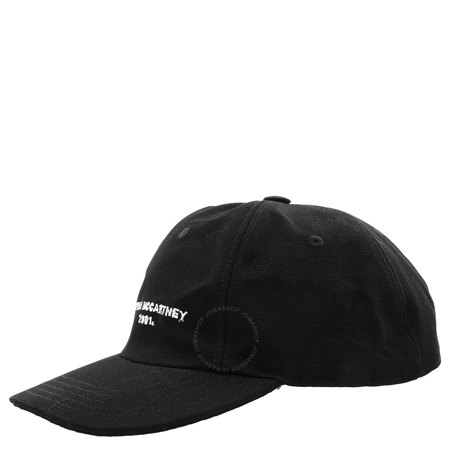 Stella Mccartney Baseball Cap In Black