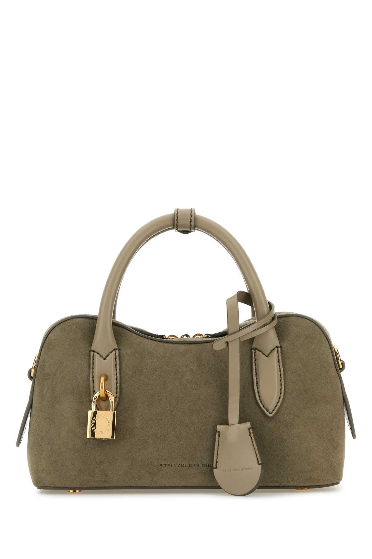 Stella McCartney Dove Grey Suede Alter Mat Stella Ryder Handbag
