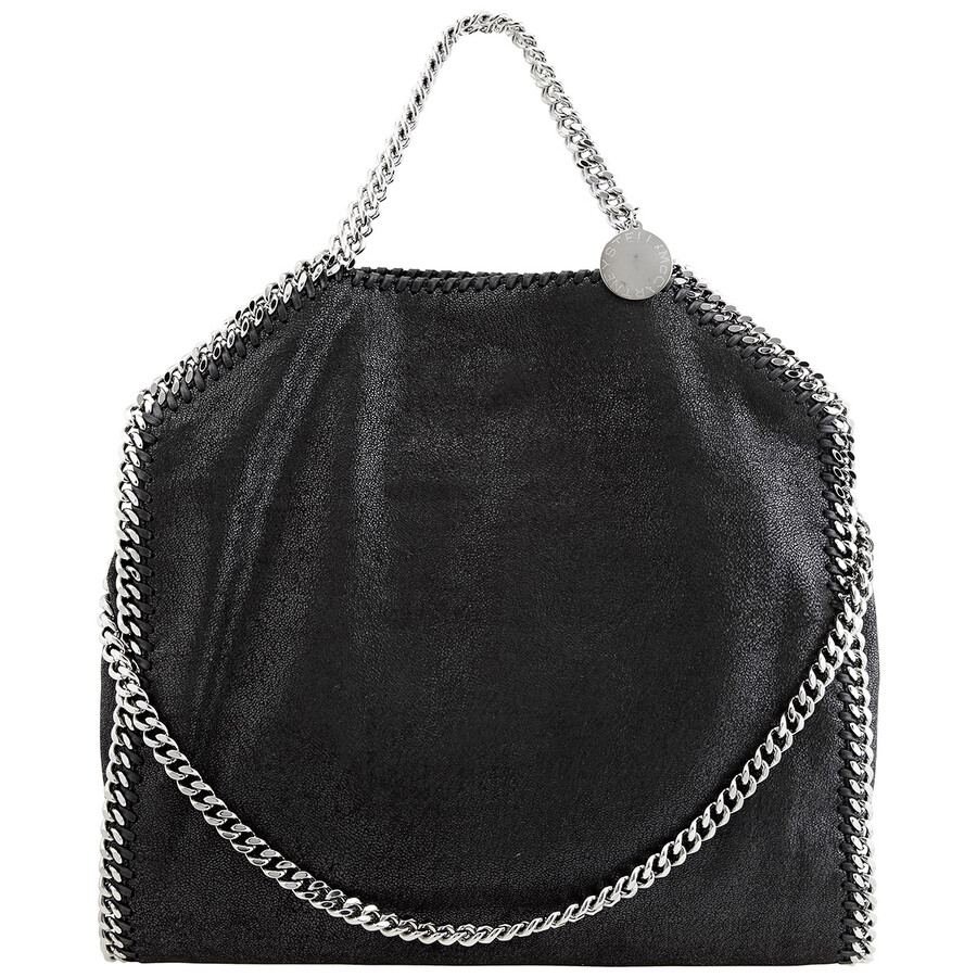 Stella Mccartney Falabella Fold Over Black Ladies Tote