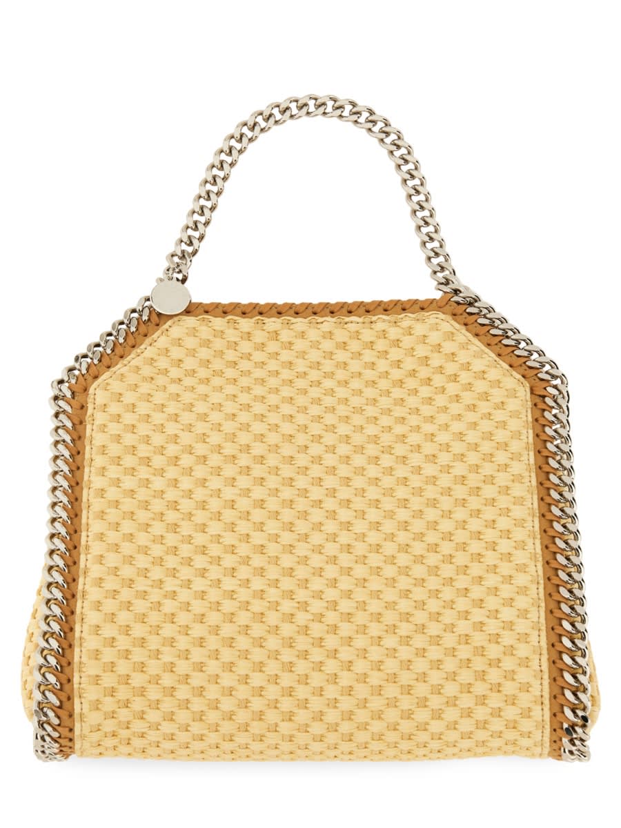 Stella Mccartney Mini Tote Bag Chain Handle In Yellow