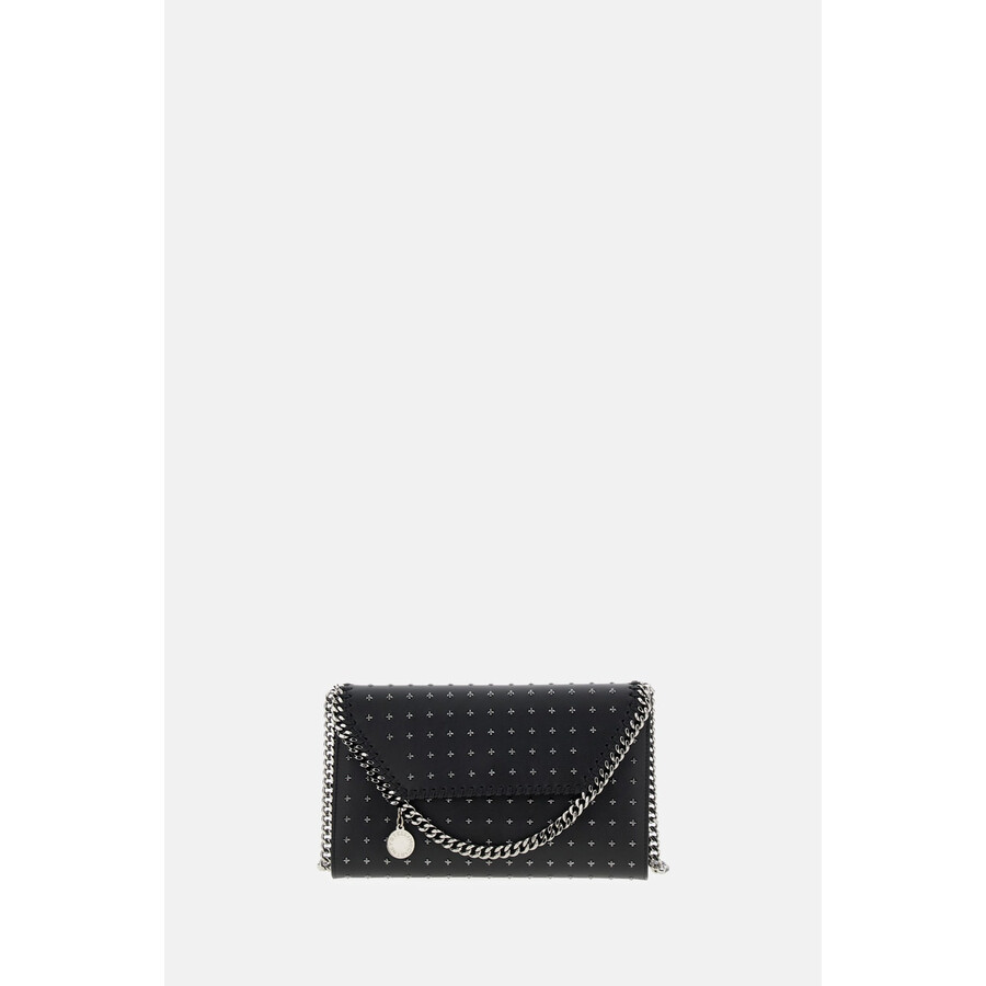 Stella Mccartney Falabella Wallet Bag With Star Studs - Limited Edition In Black
