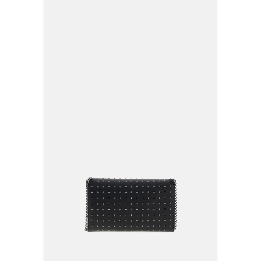 Stella Mccartney Falabella Wallet Bag With Star Studs - Limited Edition In Black