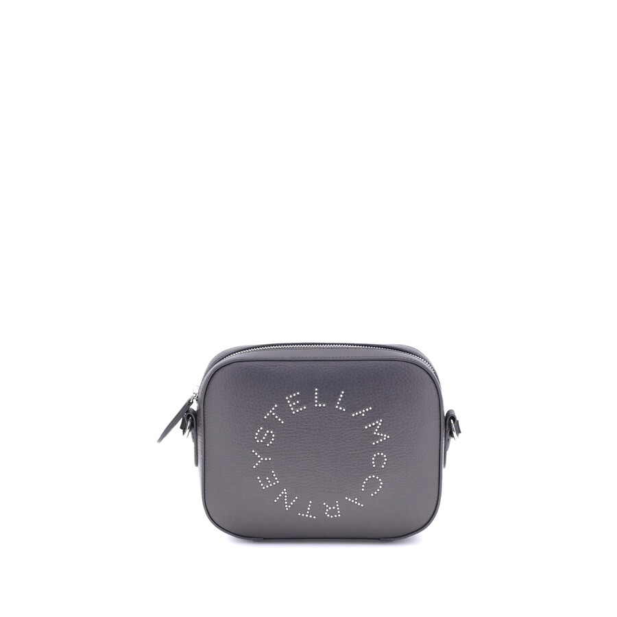 Stella Mccartney Faux Leather Shoulder Bag In Gray