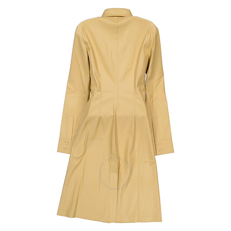 Stella Mccartney Faux-leather Long-sleeve Dress