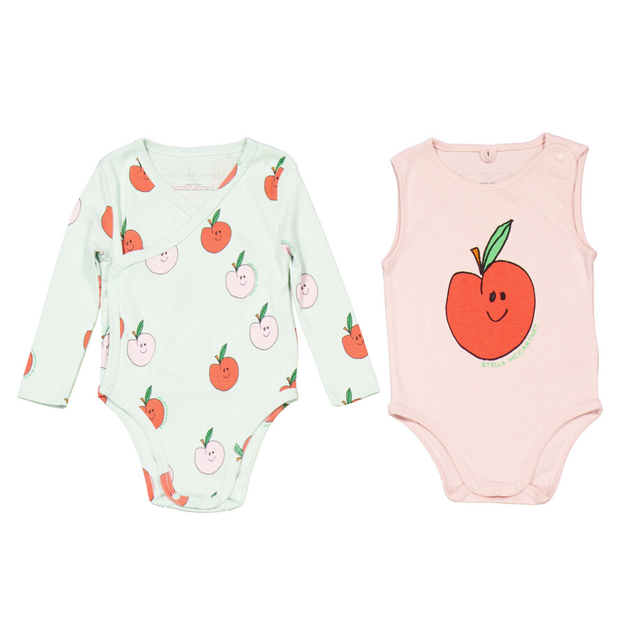 Girls Organic-Cotton Babygrow Set