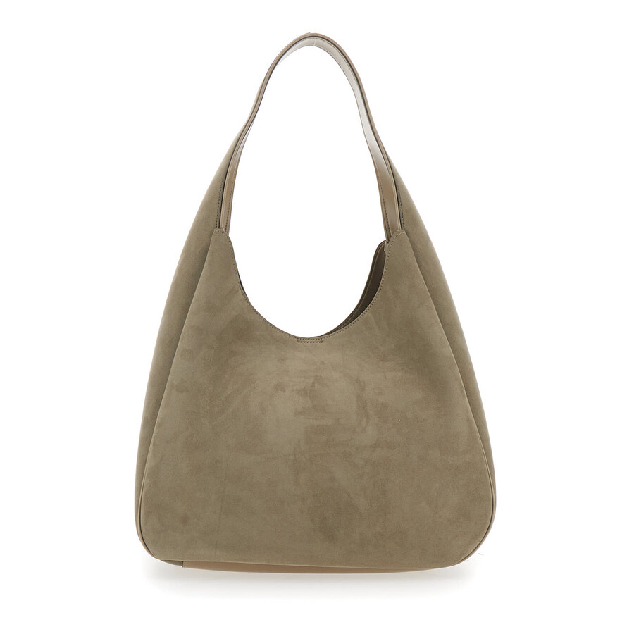 Stella Mccartney Hobo Large Shoulder Bag In Sand