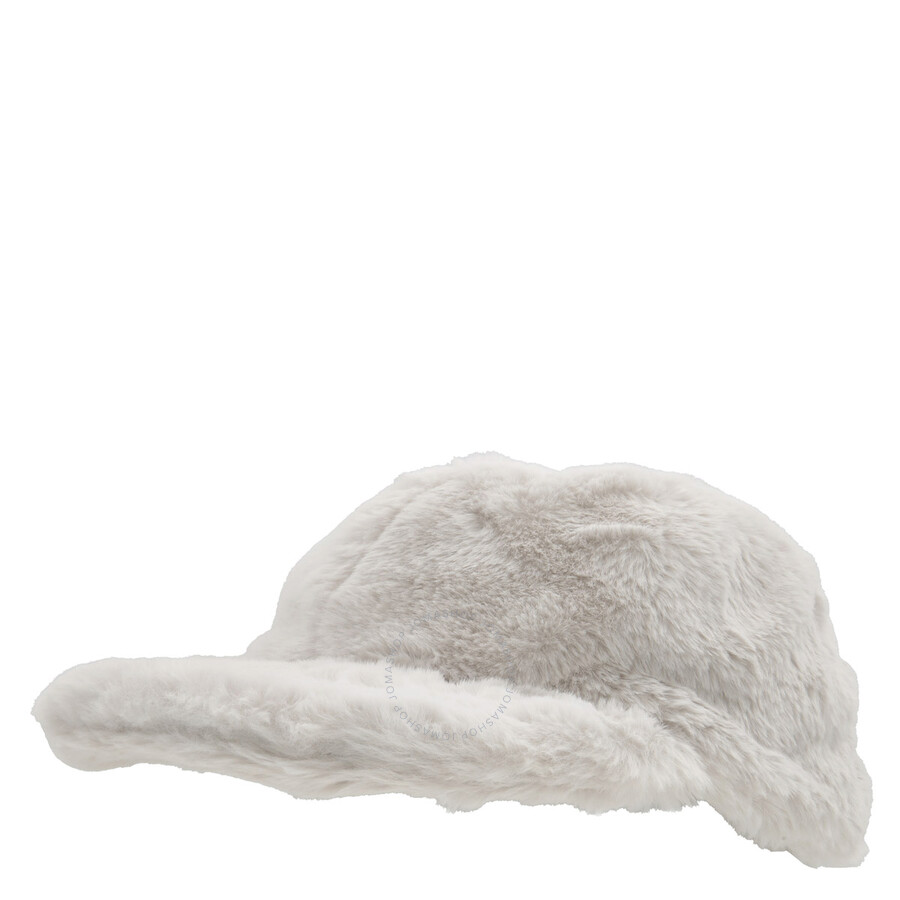 Stella Mccartney Ivory Faux-fur Cap In White
