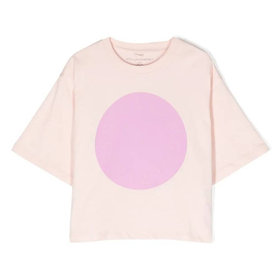 Kids Circle Logo Cotton T-Shirt
