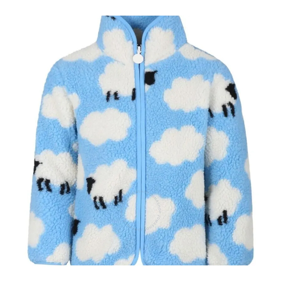 Kids Fleece Sheep Print Jacket
