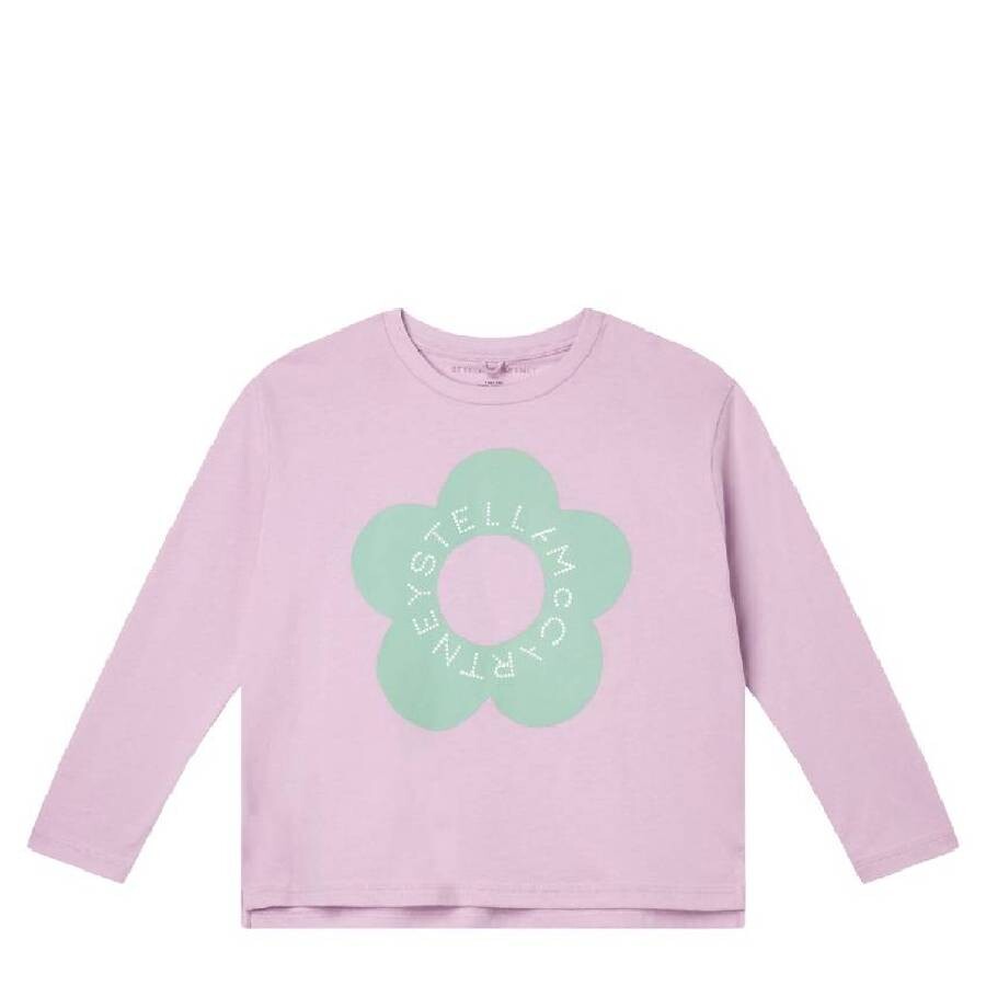 Kids Floral Print With Logo Shirt