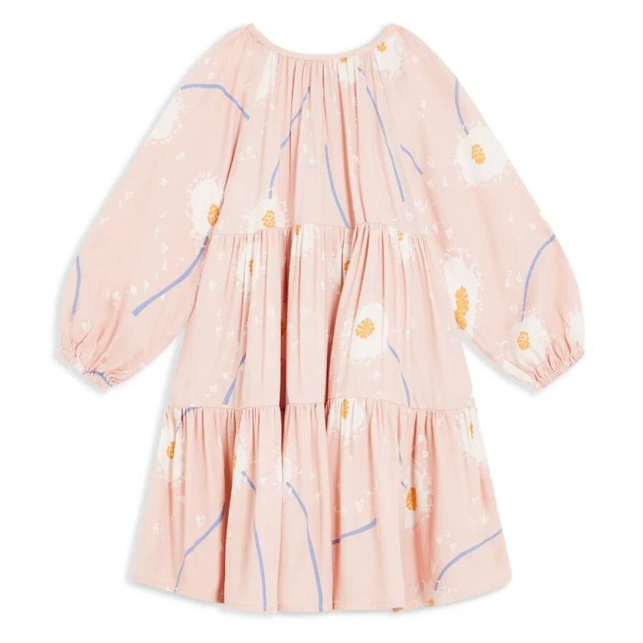 Stella Mccartney Kids Floral-print Dress In Multi