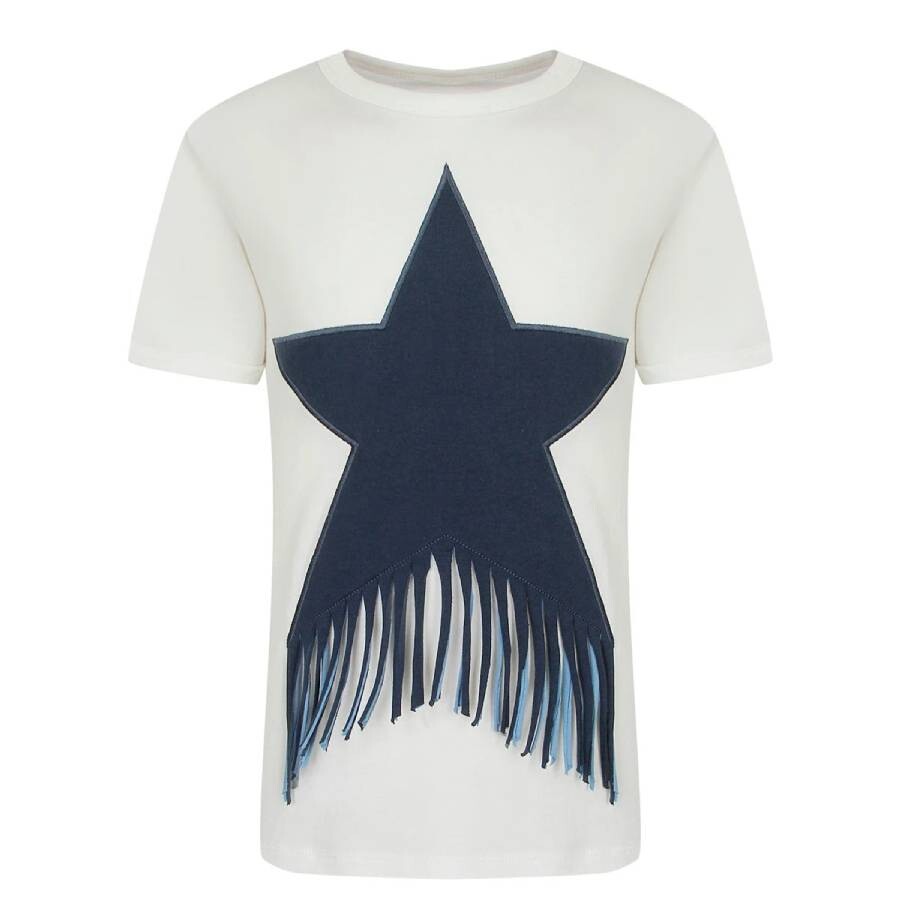 Kids Fringed Star T-Shirt