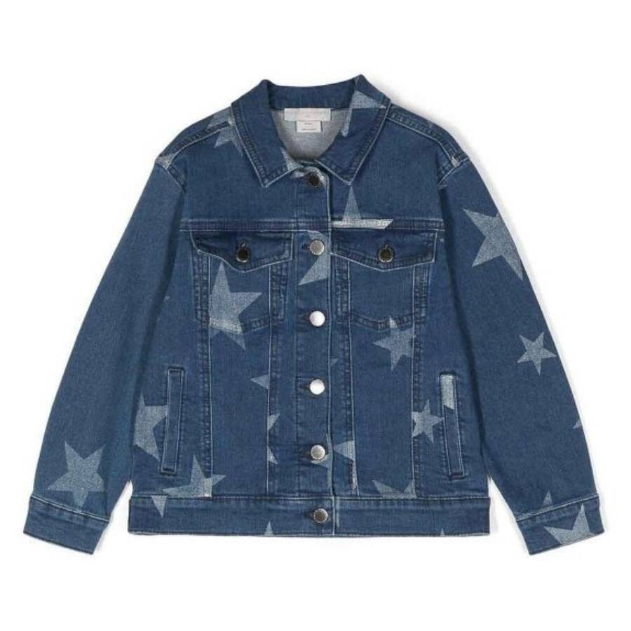 Kids Star Print Denim Jacket