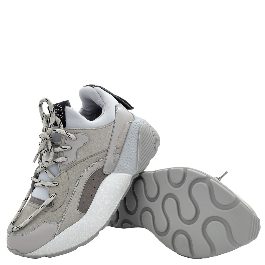 Stella Mccartney Eclypse Alter Faux Suede Sneakers Women In Grey