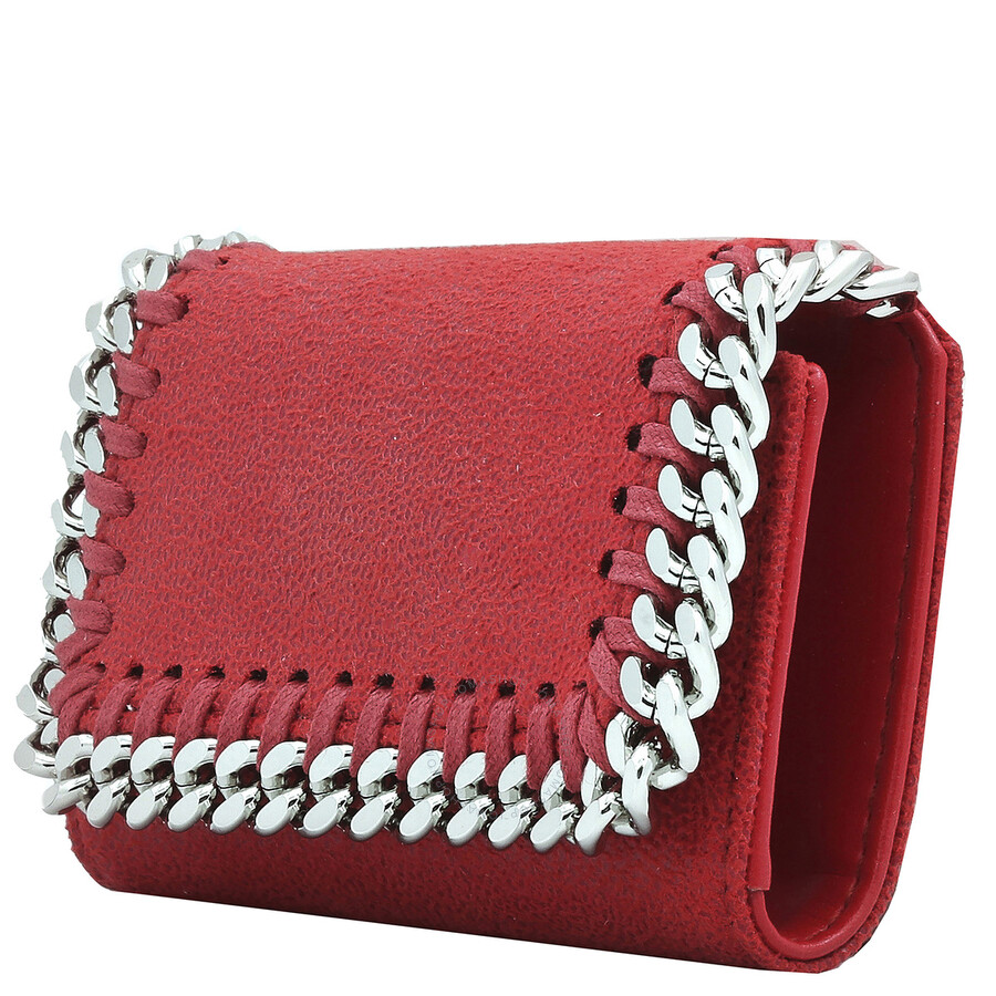 Stella Mccartney Ladies Lipstick Logo-plaque Keyholder In Lipstick