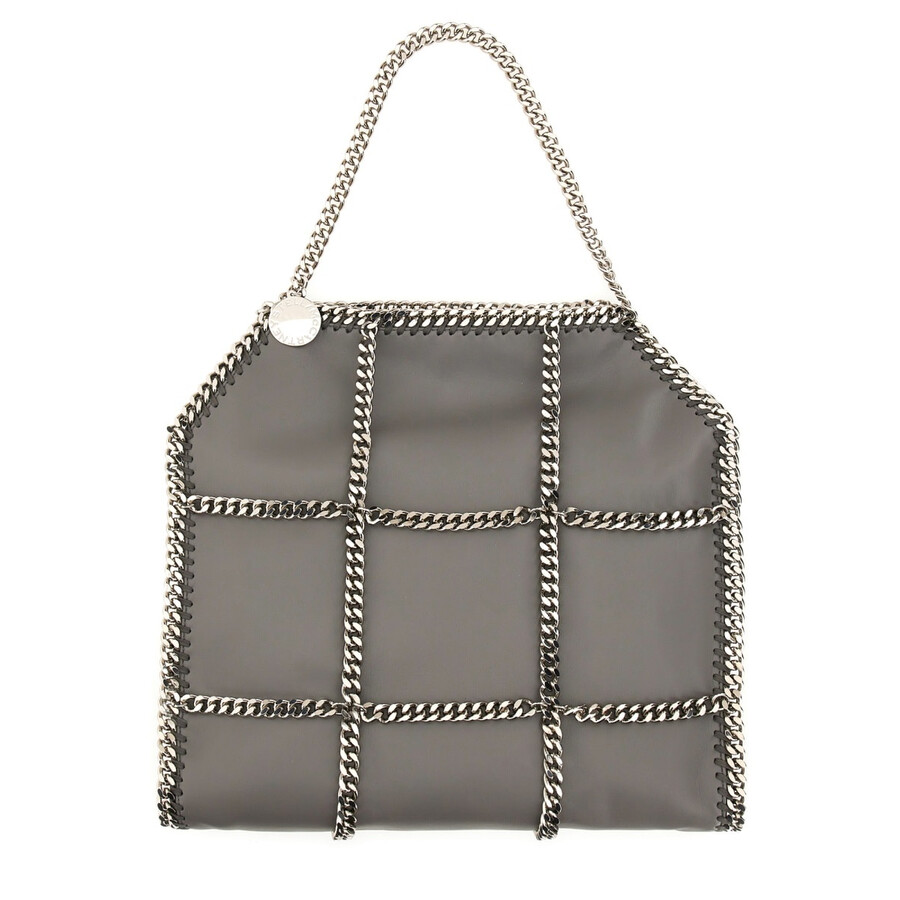 Stella Mccartney Limited-edition Falabella Chain Cage Mini Tote Bag In Gray