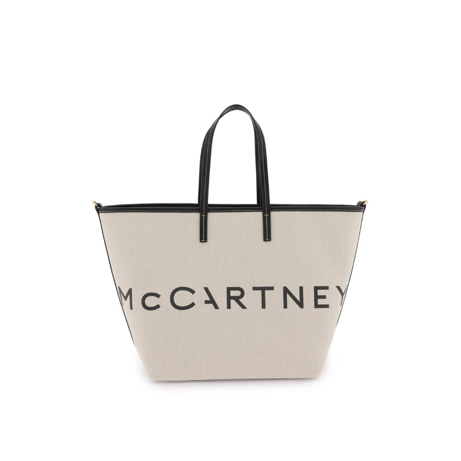 トートバッグ STELLA MCCARTNEY Women Bags 7B0048WP0221 9043 Beige stella-mccartney-logo-printed-