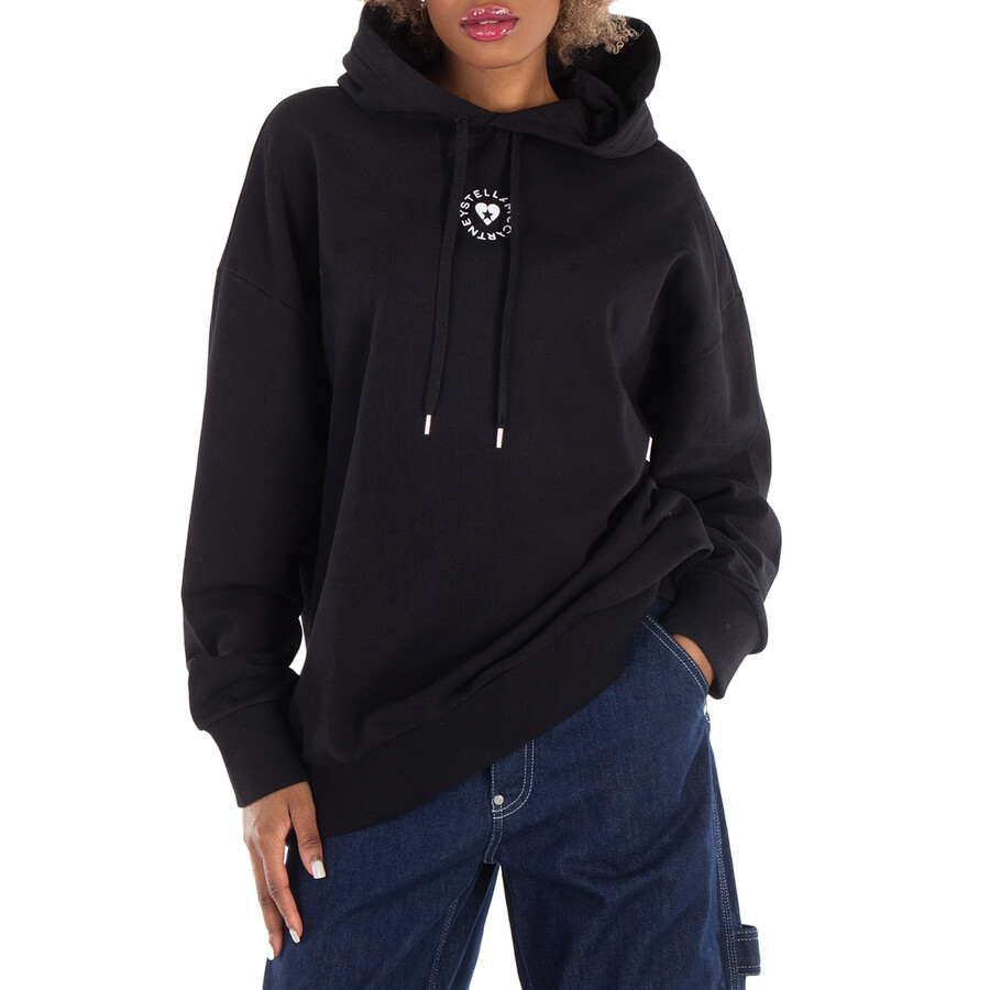 Logo-Embroidered Drawstring Cotton Hoodie