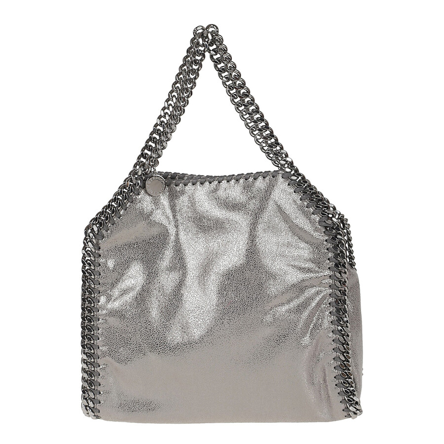 Stella Mccartney Mini Tote Falabella In Gray