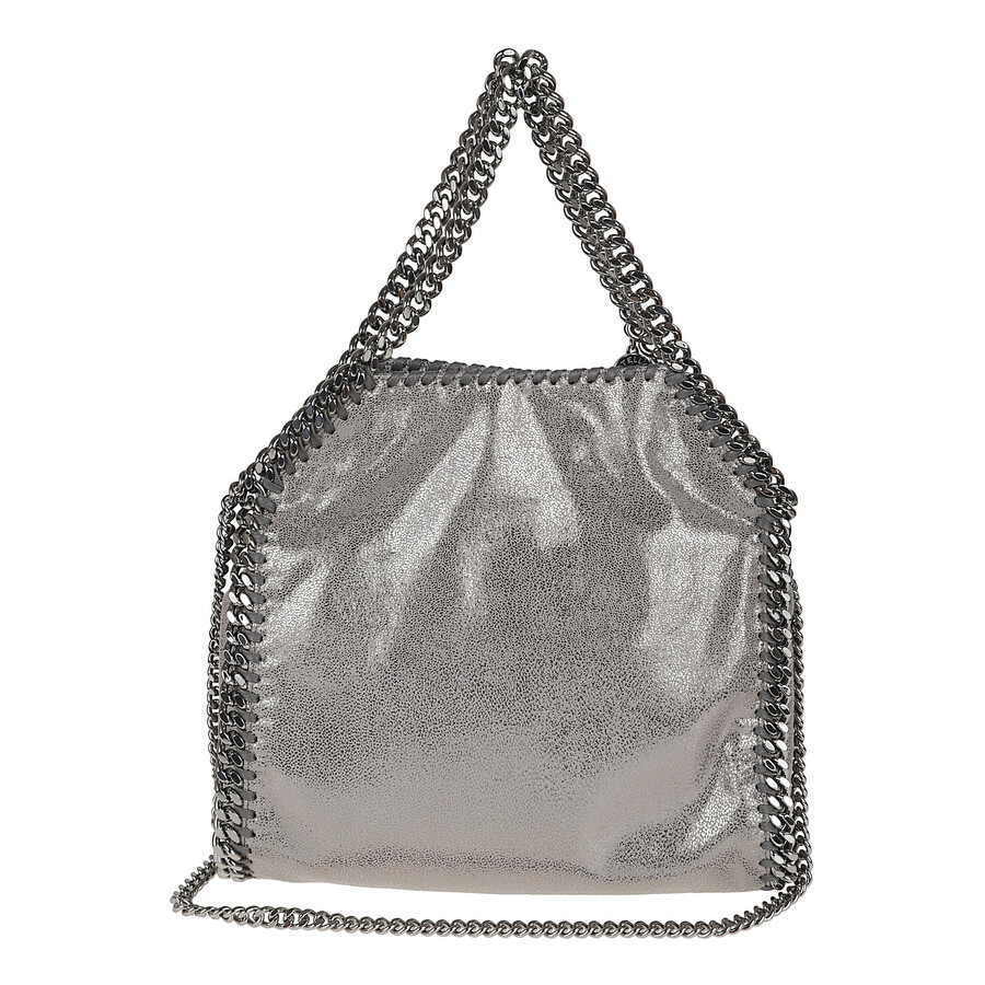 Stella Mccartney Mini Tote Falabella In Gray