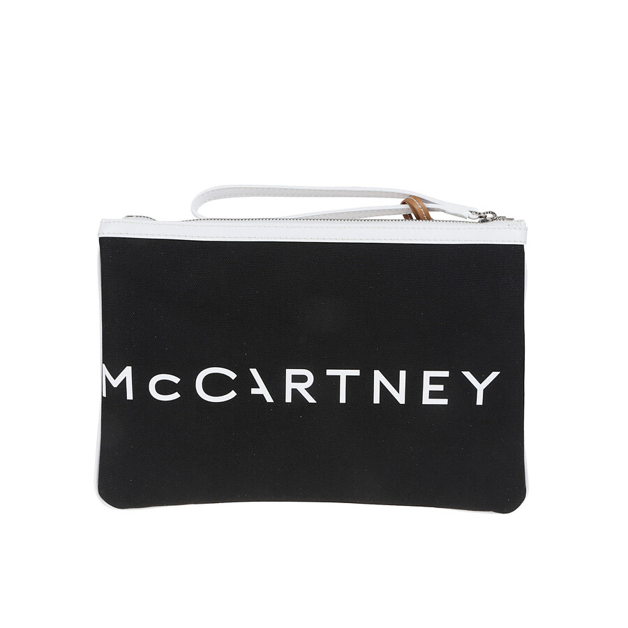 Stella Mccartney Smc Bananatex Clutch In Black