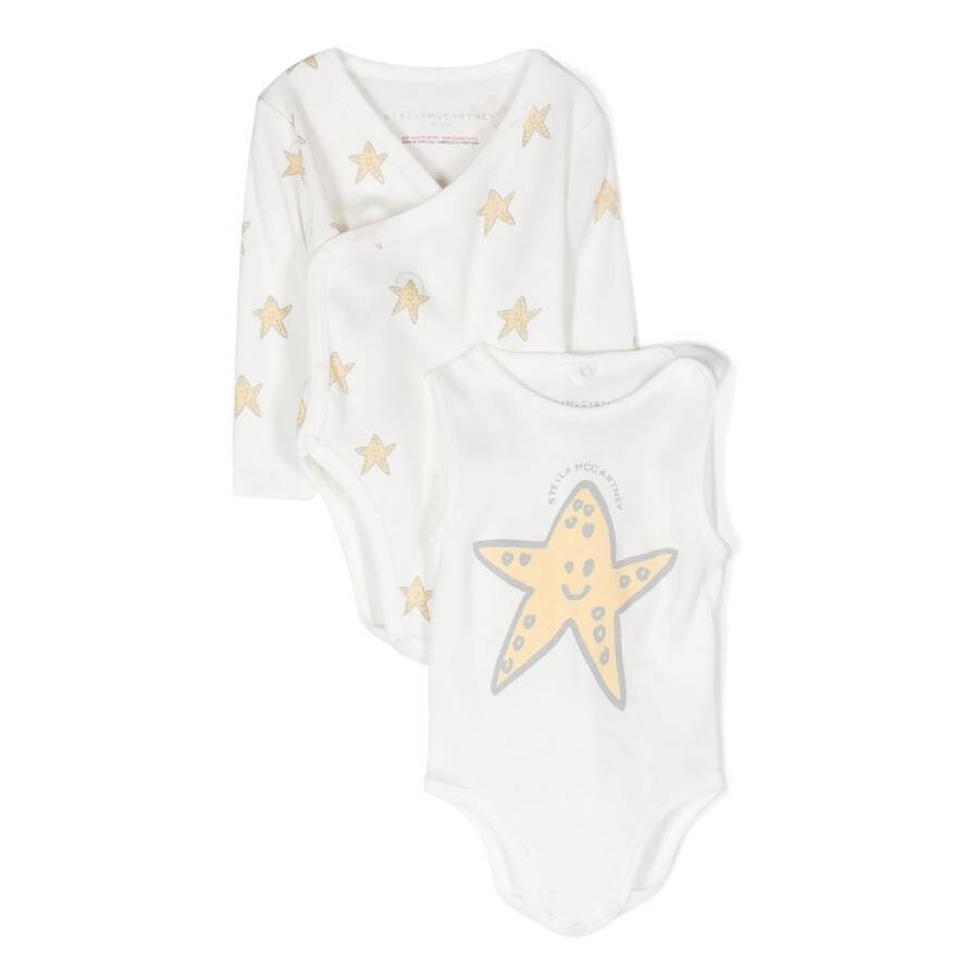 Starfish-Print Long Sleeve Set