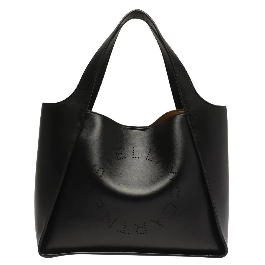 Stella Mccartney Stella Logo Shoulder Bag In Black