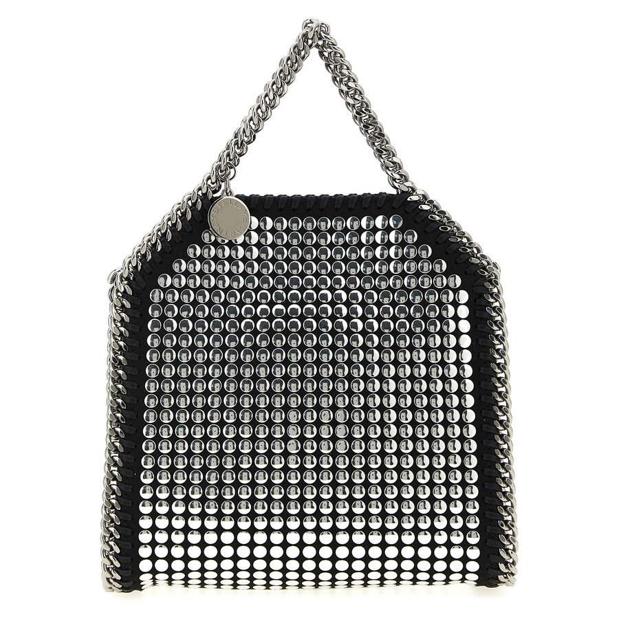 Stella Mccartney Falabella Tiny Tote Bag In Black