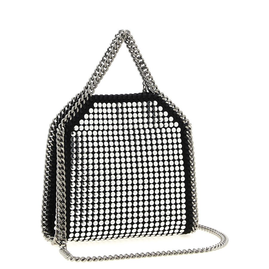 Stella Mccartney Falabella Tiny Tote Bag In Black