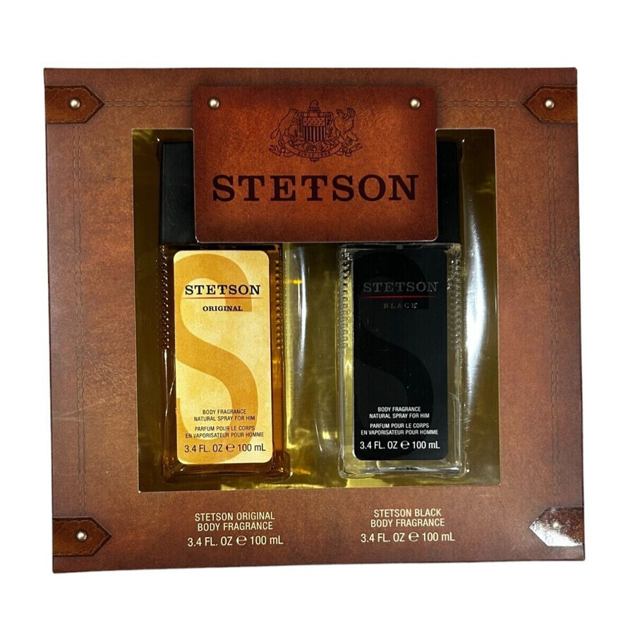Stetson Men's Original And Black Set Gift Set Fragrances 810023672050
