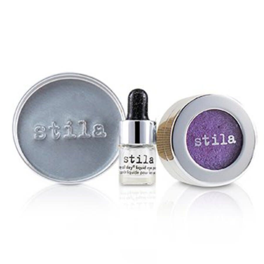 Stila Ladies Magnificent Metals Foil Finish Eye Shadow With Mini Stay All Day Liquid Eye Primer # Me In # Metallic Violet