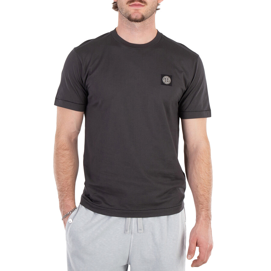 Tシャツ・カットソー Stone  T-shirt with Compass logo Stone Island Compass-logo T-shirt | Blue | FARFETCH