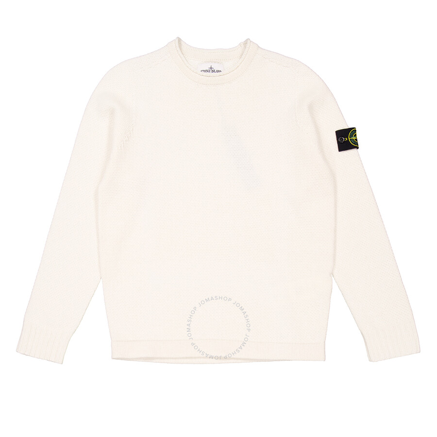 Stone Island Turtleneck Ribbed Wool Sweater