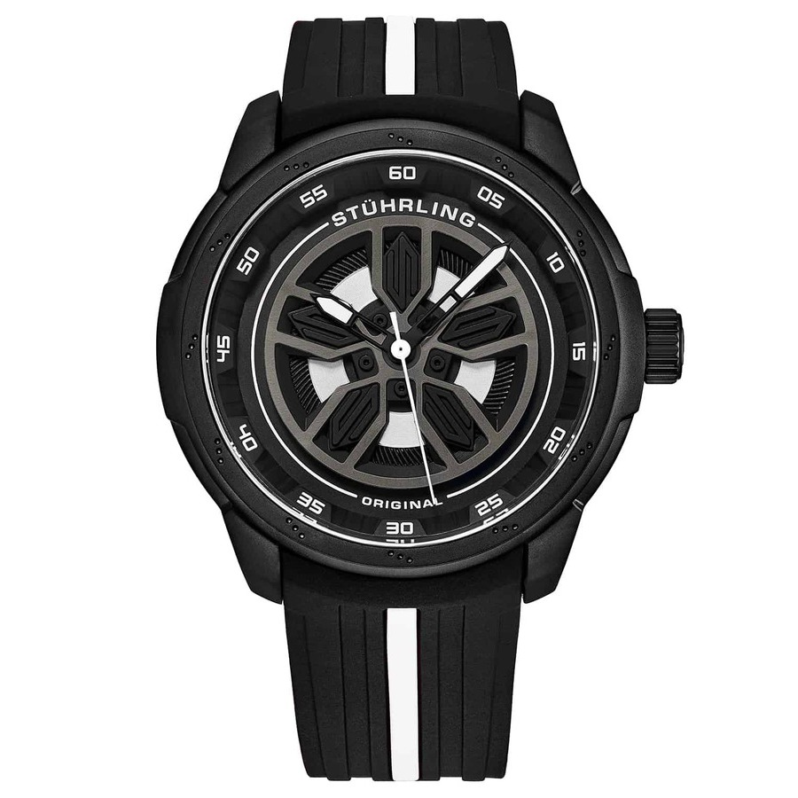 Stuhrling Original Aviator Black Dial Men's Watch M15581