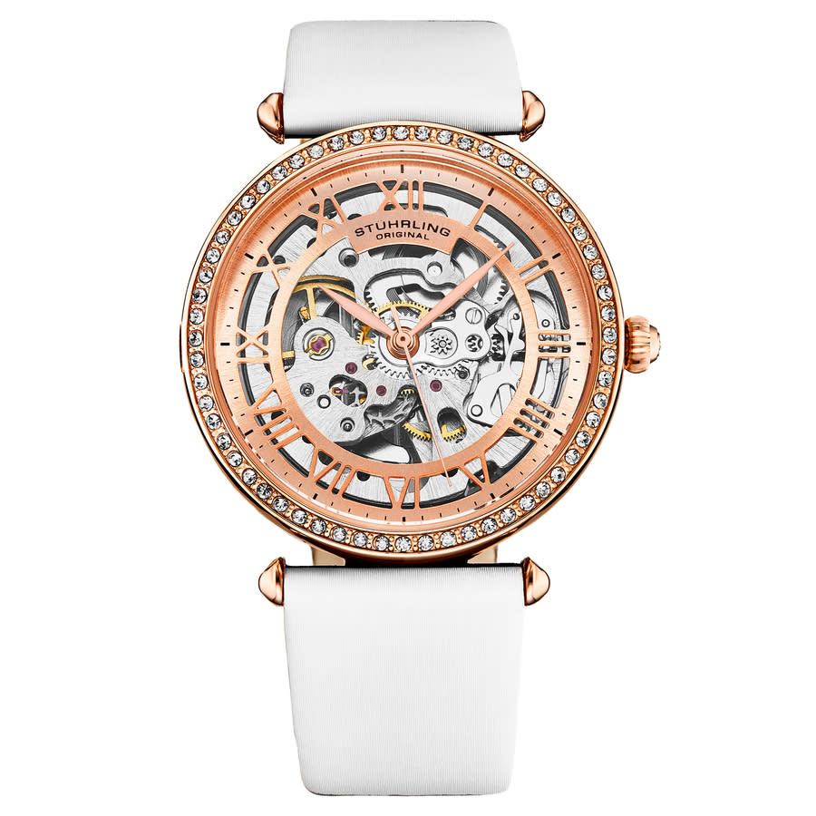 Stuhrling Original Legacy Automatic Rose Gold Dial Ladies Watch M17194
