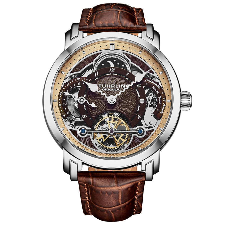 Stuhrling Original Legacy Chronograph Automatic Brown Dial Men's Watch M18233