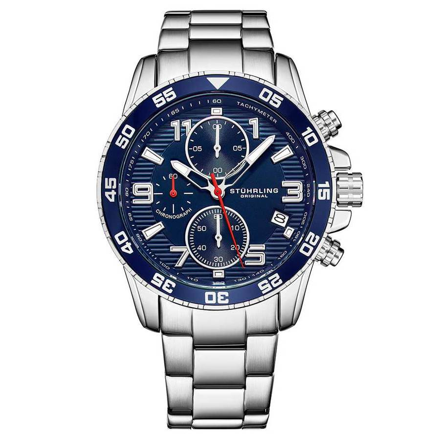 Stuhrling Original Monaco Blue Dial Men's Watch M15792
