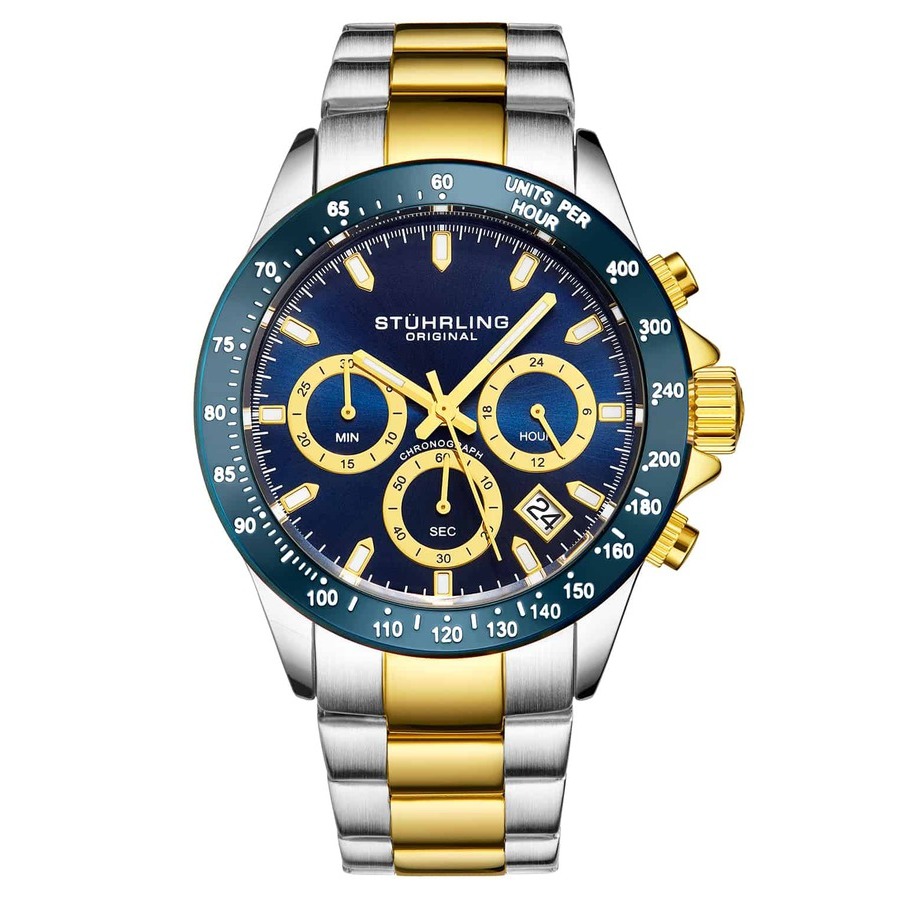 Stuhrling Original Monaco Blue Dial Men's Watch M15972
