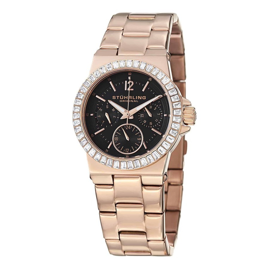 Stuhrling Original Symphony Black Dial Ladies Watch M15408