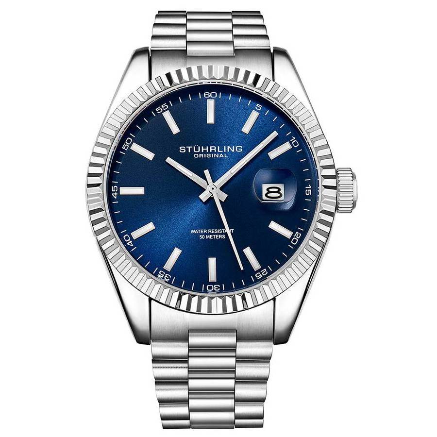 Stuhrling Original Symphony Blue Dial Men's Watch M15691