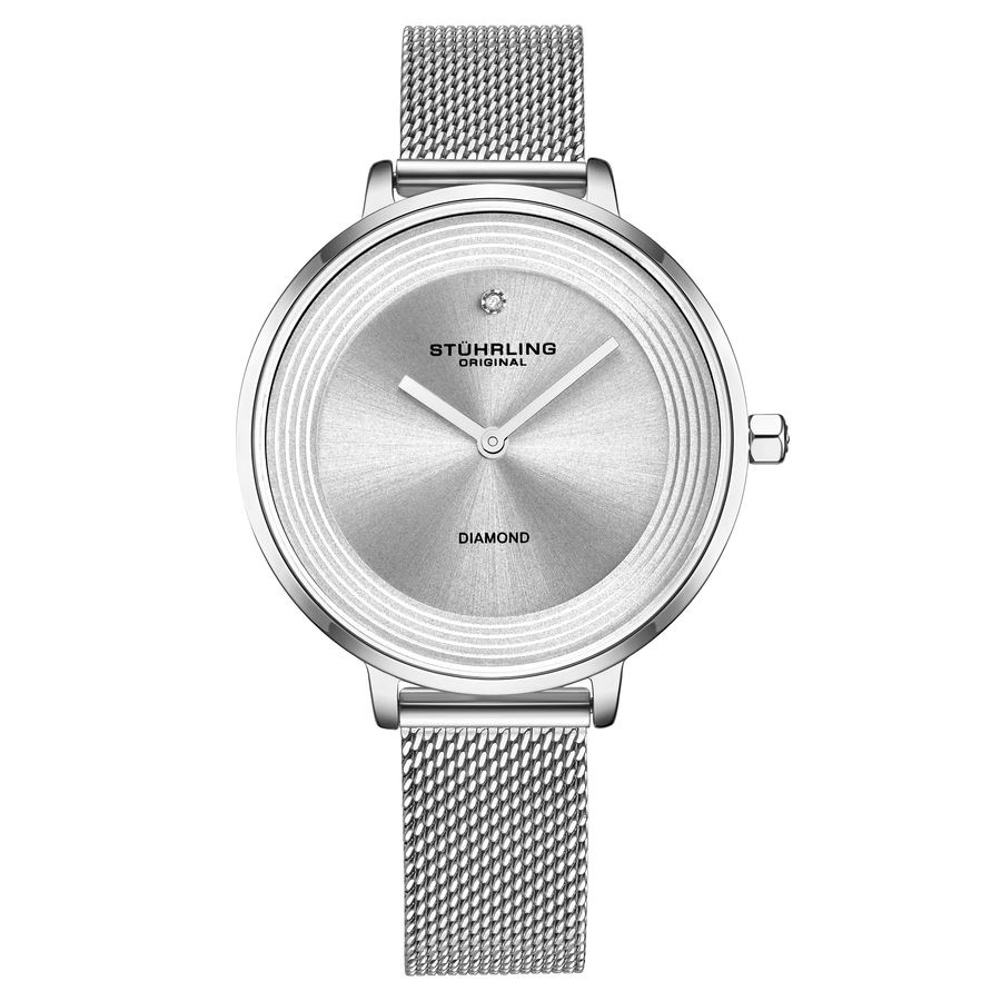 Stuhrling Original Symphony Quartz Silver Dial Ladies Watch M16765