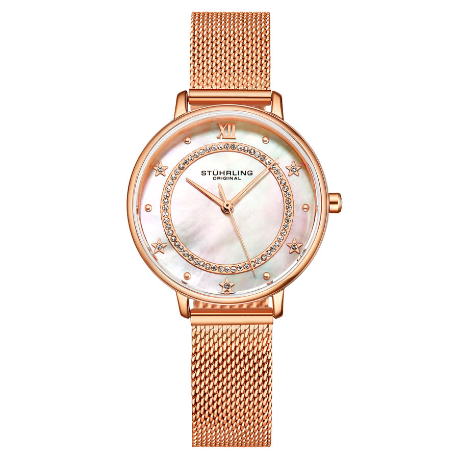 Stuhrling Original Symphony Quartz Silver Dial Ladies Watch M16777