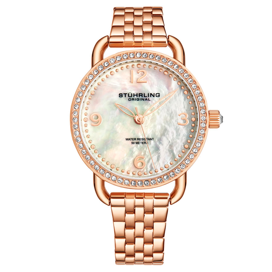 Stuhrling Original Symphony Quartz Silver Dial Ladies Watch M16820