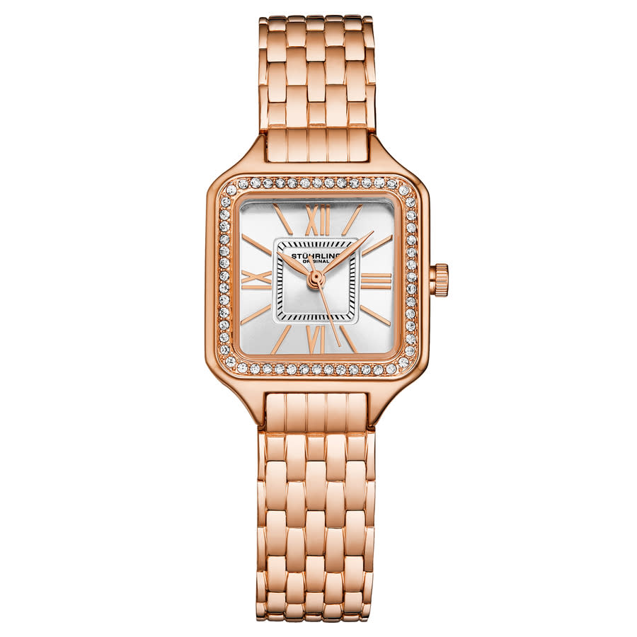 Stuhrling Original Symphony Quartz Silver Dial Ladies Watch M17210