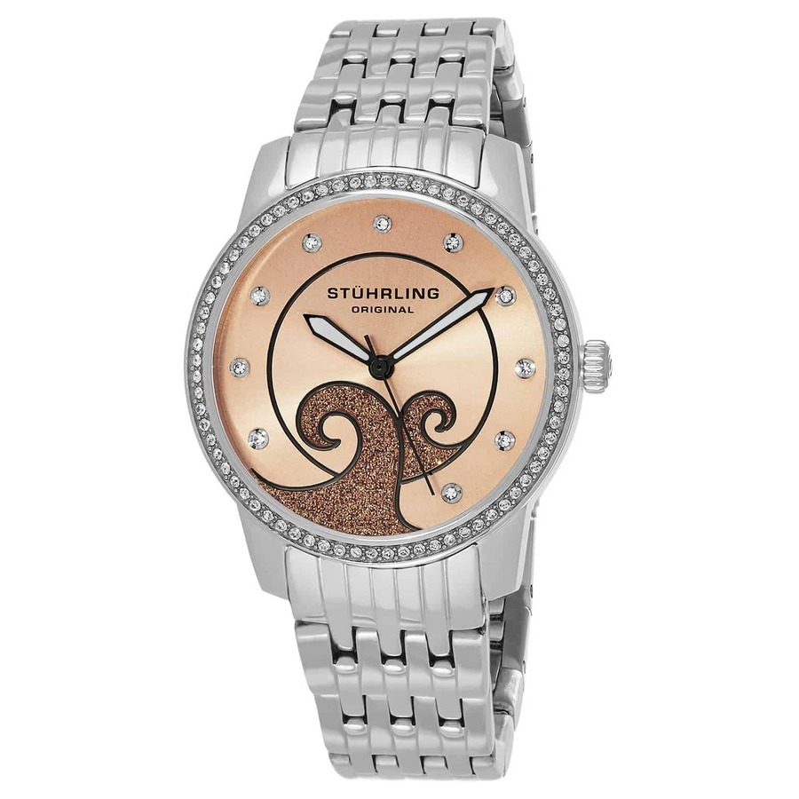 Stuhrling Original Symphony Rose Dial Ladies Watch M15328