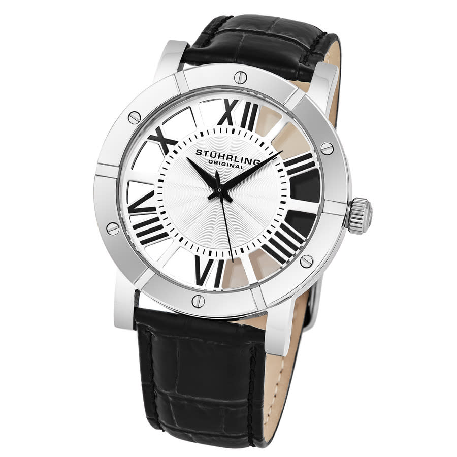 Stuhrling Original Symphony Quartz Silver Dial Men's Watch M17962