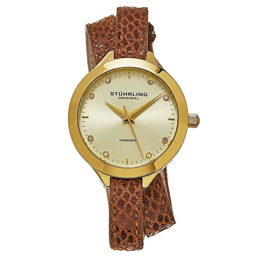 Stuhrling Original Vogue Gold-tone Dial Ladies Watch M15356