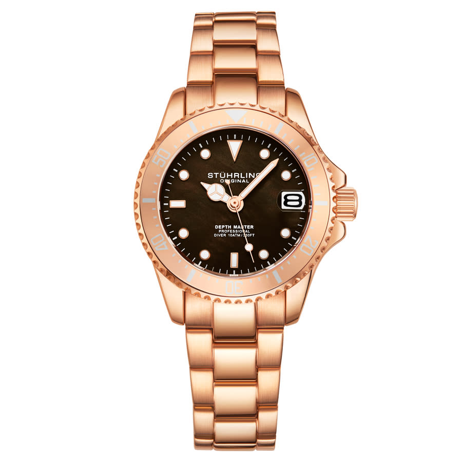 Stuhrling Original Vogue Quartz Brown Dial Ladies Watch M16757